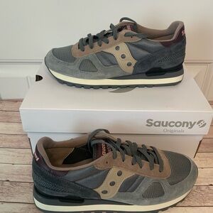 Saucony  Brown Shadow Original Sneakers-Sz: 9.5